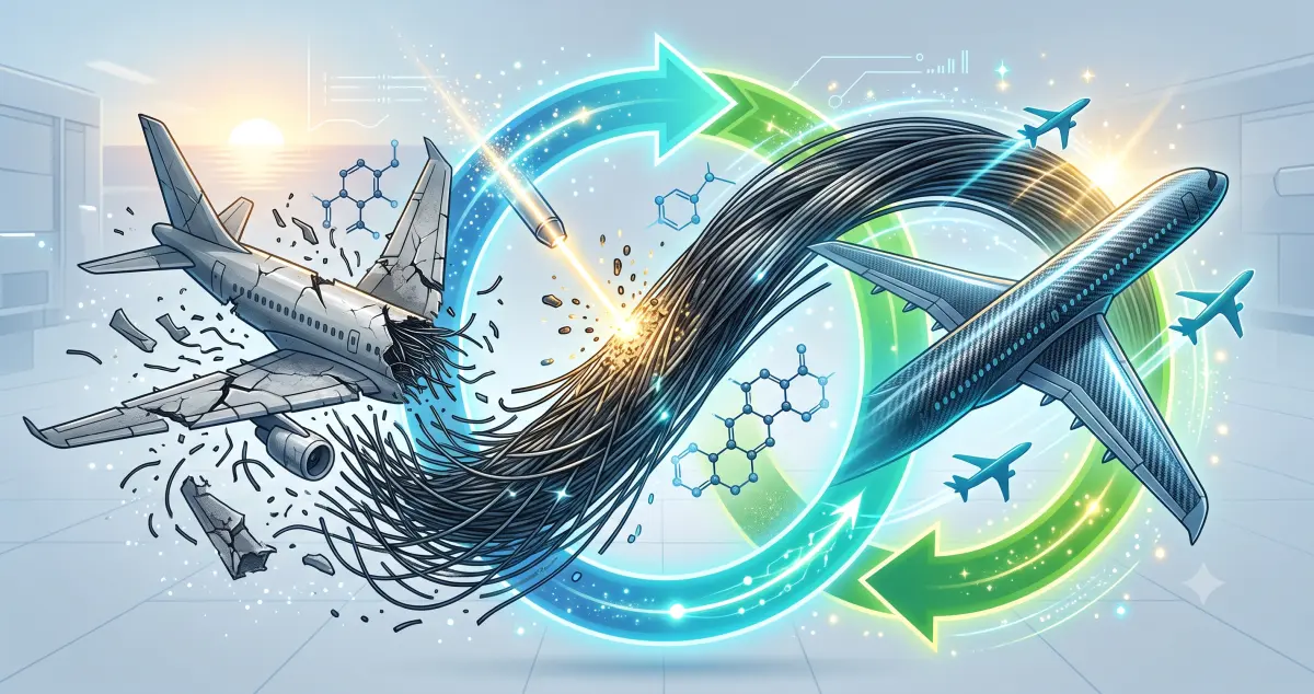 From Retired Jets Back into New Ones: NEDO Targets Closed-Loop CFRP Recycling
